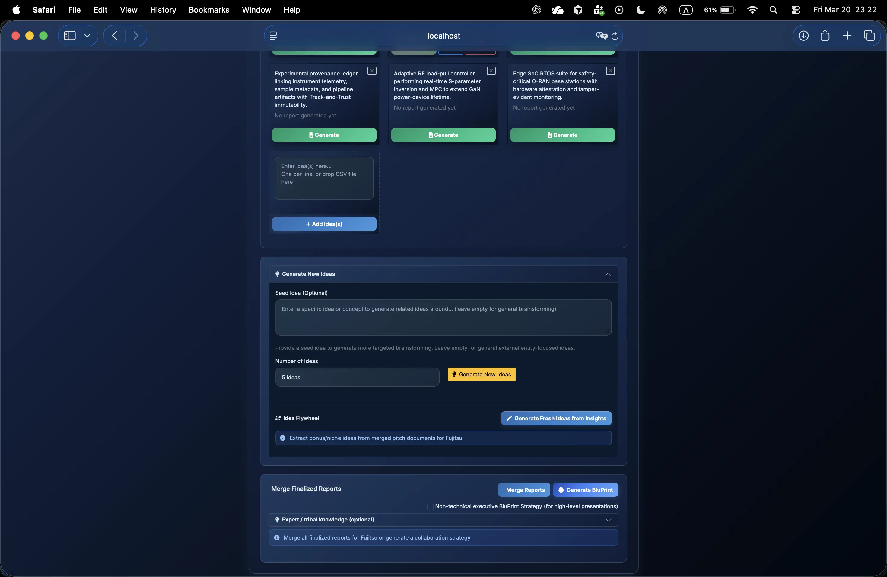 Build strategic BluPrints and merge insights into executable action plans